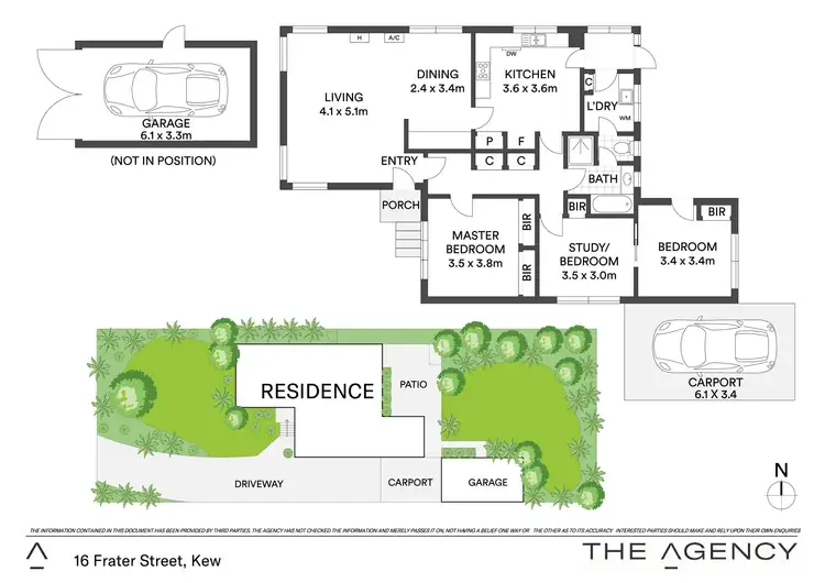 Floorplan of Homely house listing, 16 Frater Street, Kew East VIC 3102