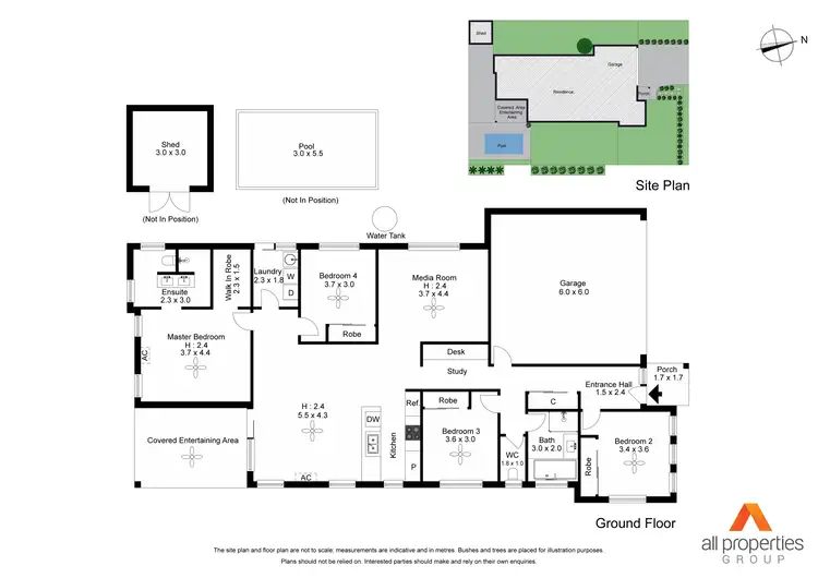 Floorplan of Homely house listing, 85 Talbot Drive, Greenbank QLD 4124