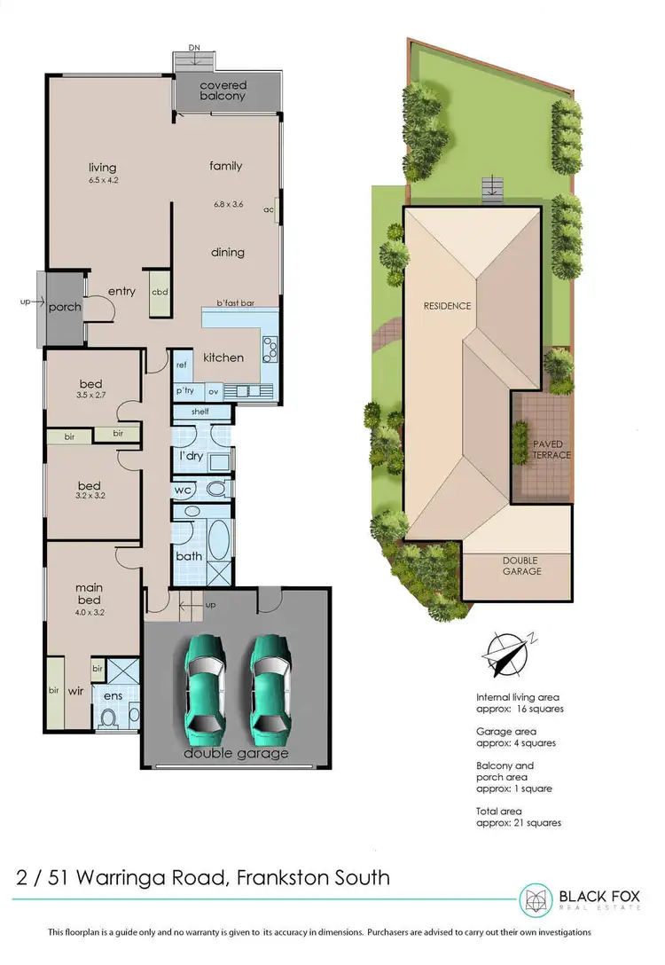 Floorplan of Homely villa listing, 2/51 Warringa Road, Frankston South VIC 3199