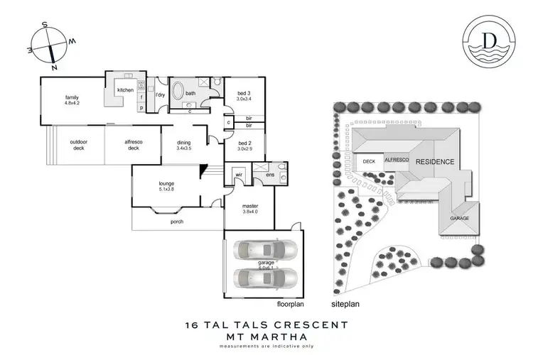 Floorplan of Homely house listing, 16 Tal Tals Crescent, Mount Martha VIC 3934