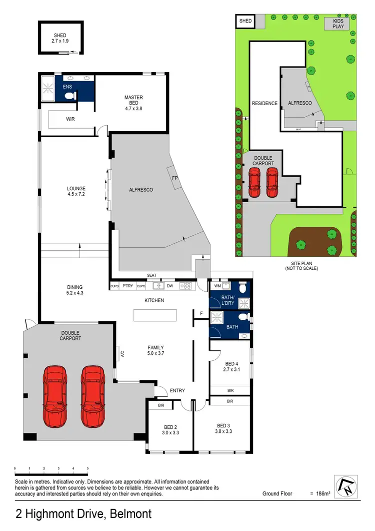 Floorplan of Homely house listing, 2 Highmont Drive, Belmont VIC 3216