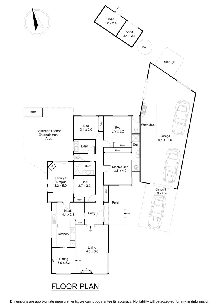 Floorplan of Homely house listing, 6 Kelso Place, Wantirna VIC 3152