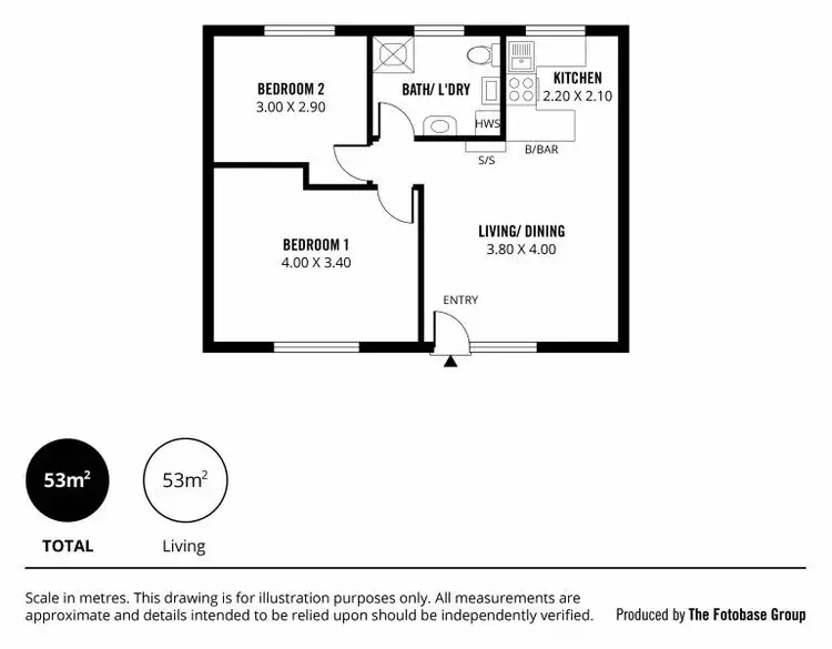 Floorplan of Homely block of units listing, 12/15 Wakefield Street, Kent Town SA 5067