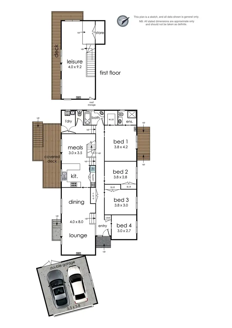 Floorplan of Homely house listing, 5 Highview Drive, Mooroolbark VIC 3138