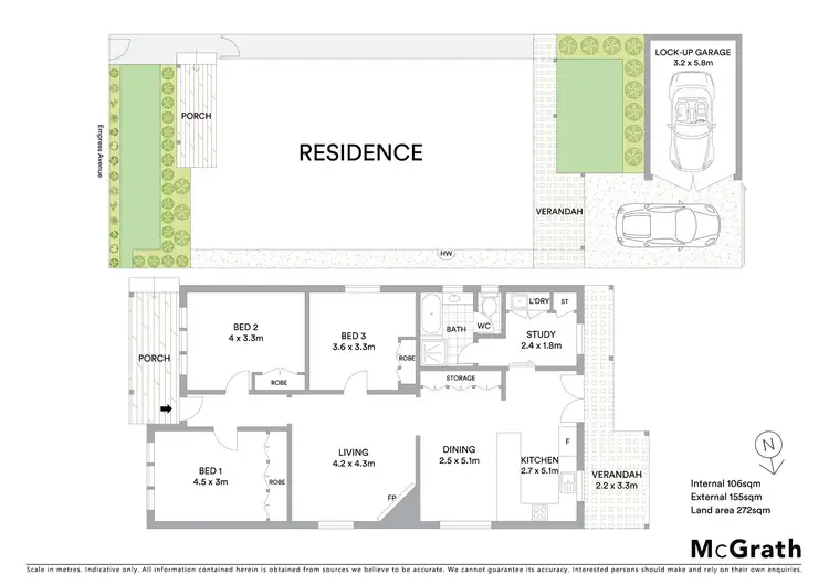 Floorplan of Homely house listing, 136 Empress Avenue, Kingsville VIC 3012