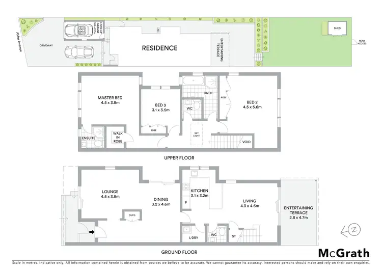 Floorplan of Homely semi-detached listing, 10 Alder Avenue, Lane Cove NSW 2066