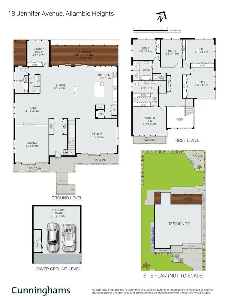 Floorplan of Homely house listing, 18 Jennifer Avenue, Allambie Heights NSW 2100
