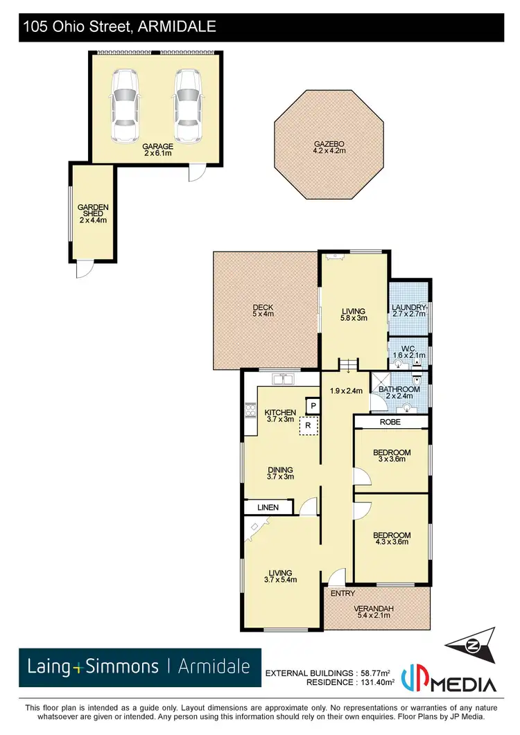 Floorplan of Homely house listing, 105 Ohio Street, Armidale NSW 2350
