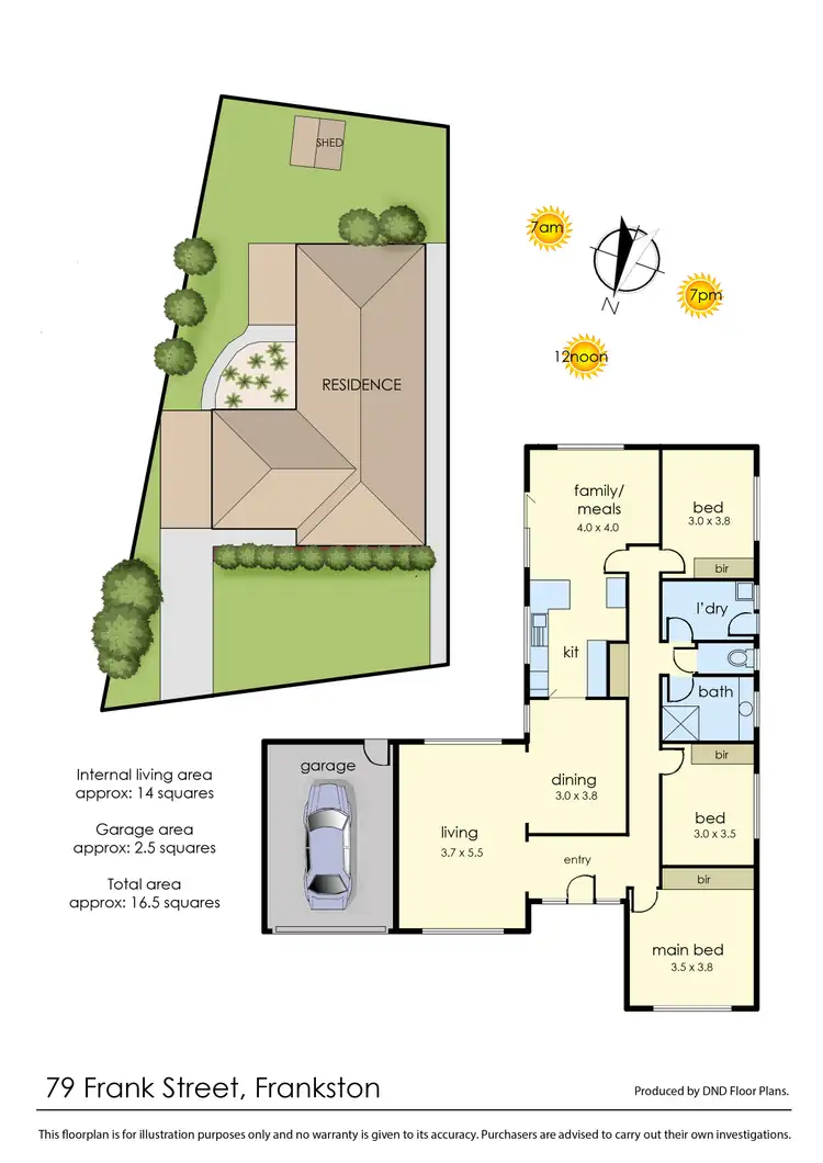 Floorplan of Homely house listing, 79 Frank Street, Frankston VIC 3199