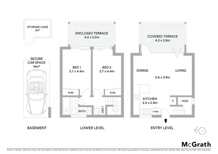 Floorplan of Homely apartment listing, 19/44 Melrose Parade, Clovelly NSW 2031