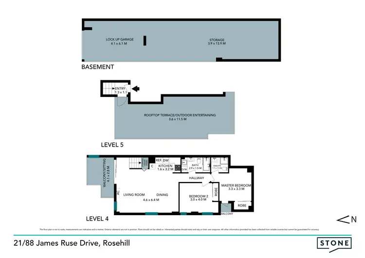Floorplan of Homely apartment listing, 21/88 James Ruse Drive, Rosehill NSW 2142