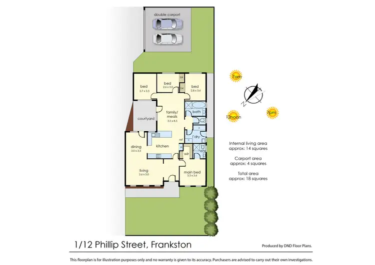 Floorplan of Homely house listing, 1/12 Phillip Street, Frankston VIC 3199