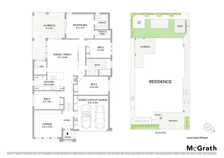 Floorplan of Homely house listing, 4 Corsica Way, Kellyville NSW 2155