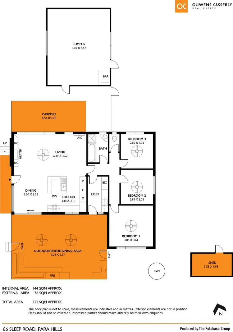 Floorplan of Homely house listing, 66 Sleep Road, Para Hills SA 5096