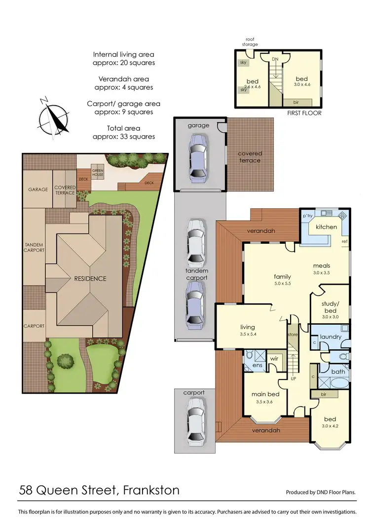 Floorplan of Homely house listing, 58 Queen Street, Frankston VIC 3199