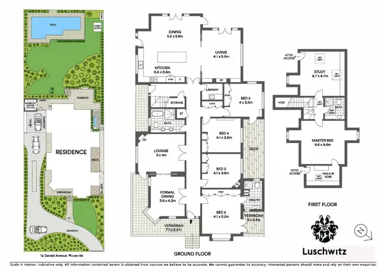 Floorplan of Homely house listing, 16 Gerald Avenue, Roseville NSW 2069