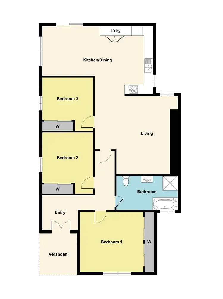 Floorplan of Homely house listing, 313 Talbot Street South, Ballarat Central VIC 3350