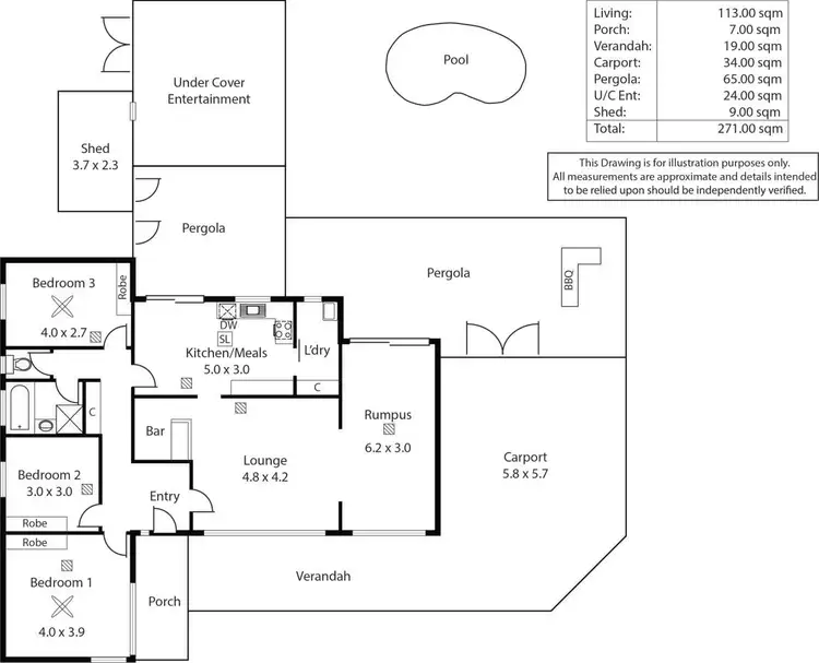 Floorplan of Homely house listing, 213 Diagonal Road, Warradale SA 5046