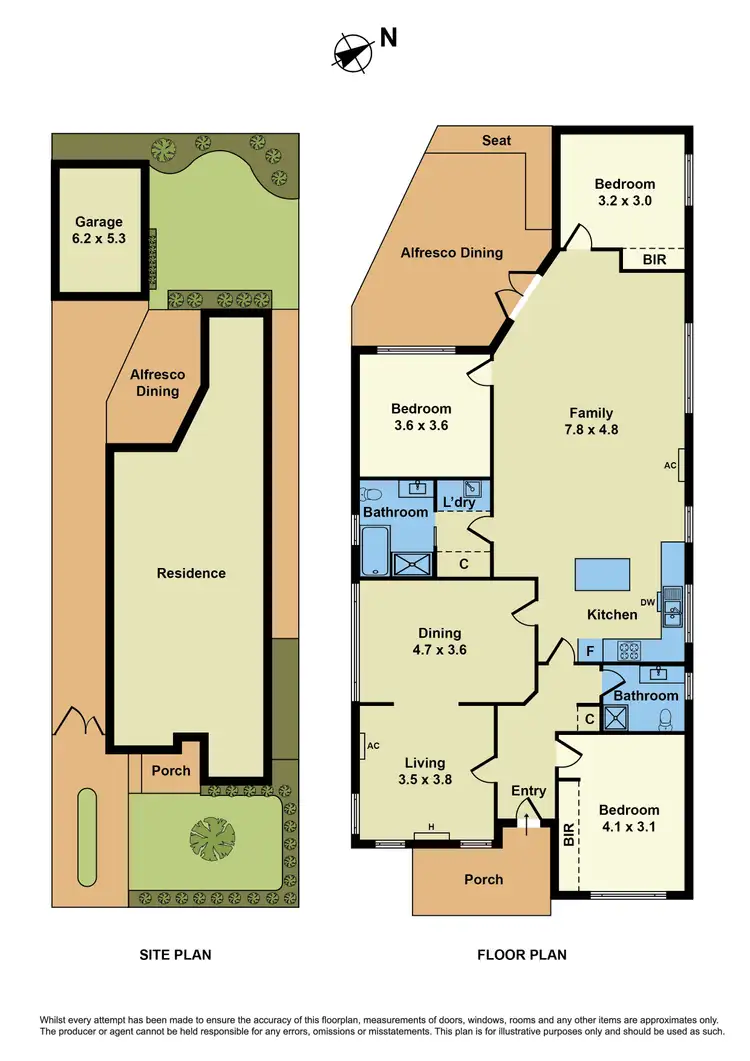 Floorplan of Homely house listing, 74 Bena Street, Yarraville VIC 3013