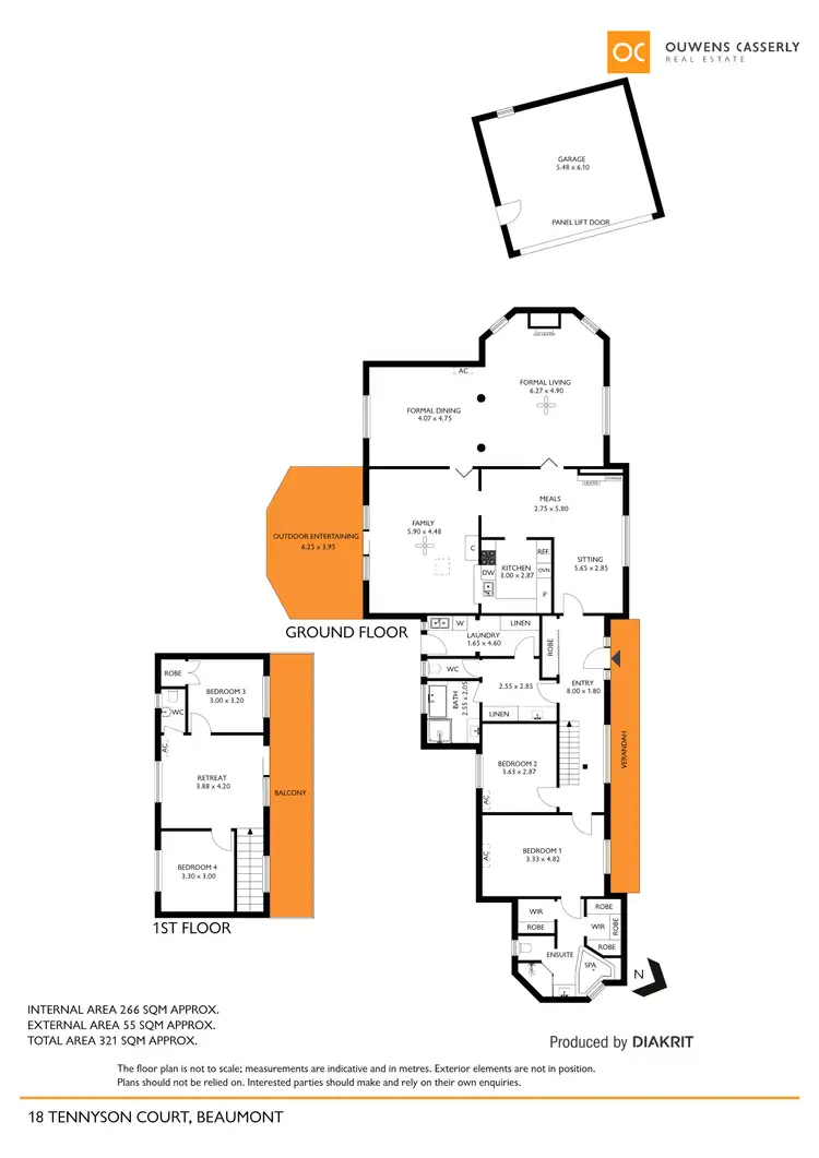 Floorplan of Homely house listing, 18 Tennyson Drive, Beaumont SA 5066