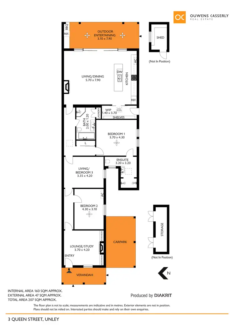 Floorplan of Homely house listing, 3 Queen Street, Unley SA 5061