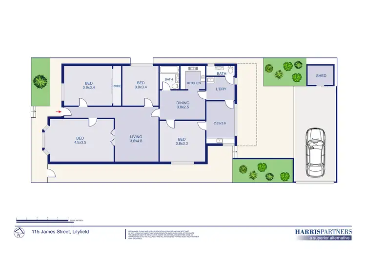 Floorplan of Homely house listing, 115 James Street, Lilyfield NSW 2040