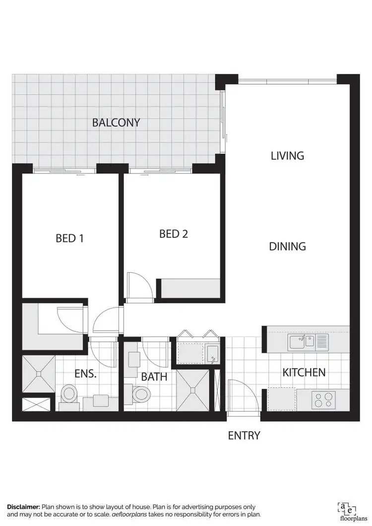 Floorplan of Homely apartment listing, 124/61 John Gorton Drive, Wright ACT 2611