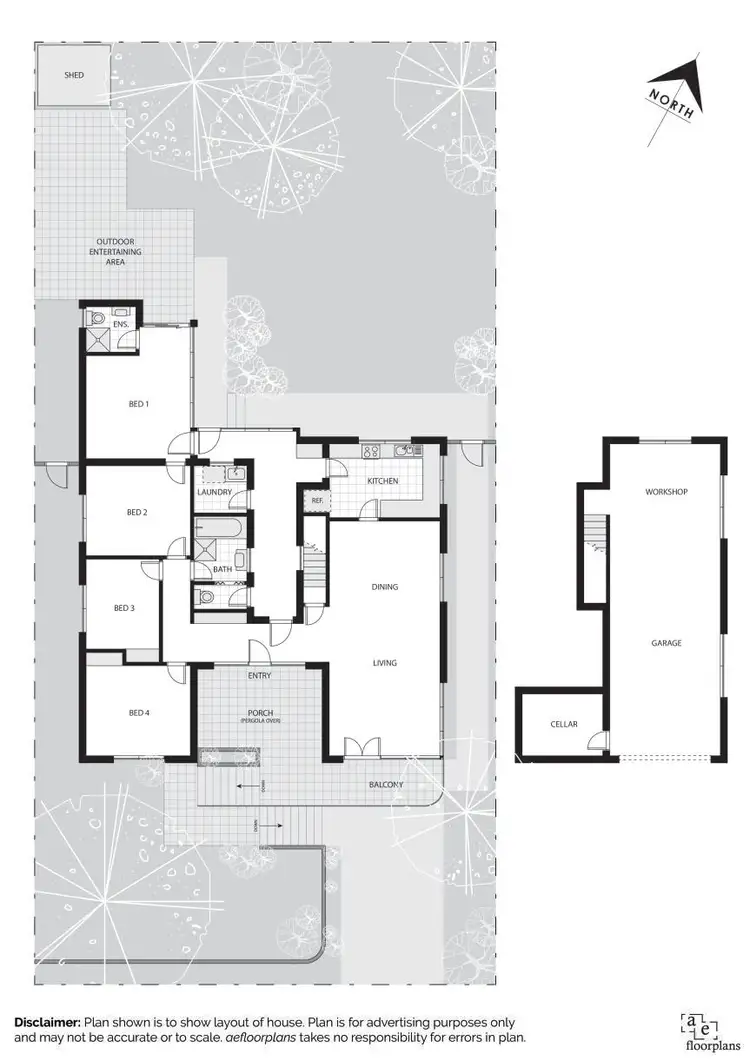 Floorplan of Homely house listing, 34 Carnegie Crescent, Narrabundah ACT 2604