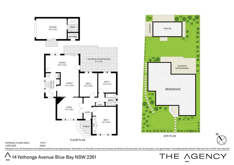 Floorplan of Homely house listing, 14 Yethonga Avenue, Blue Bay NSW 2261