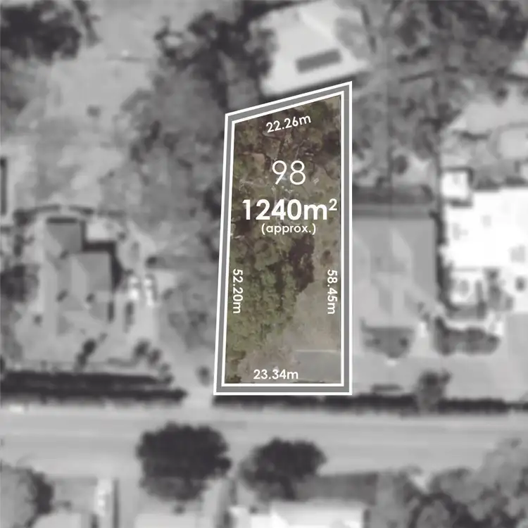 Floorplan of Homely land listing, 98 Onkaparinga Valley Road, Woodside SA 5244