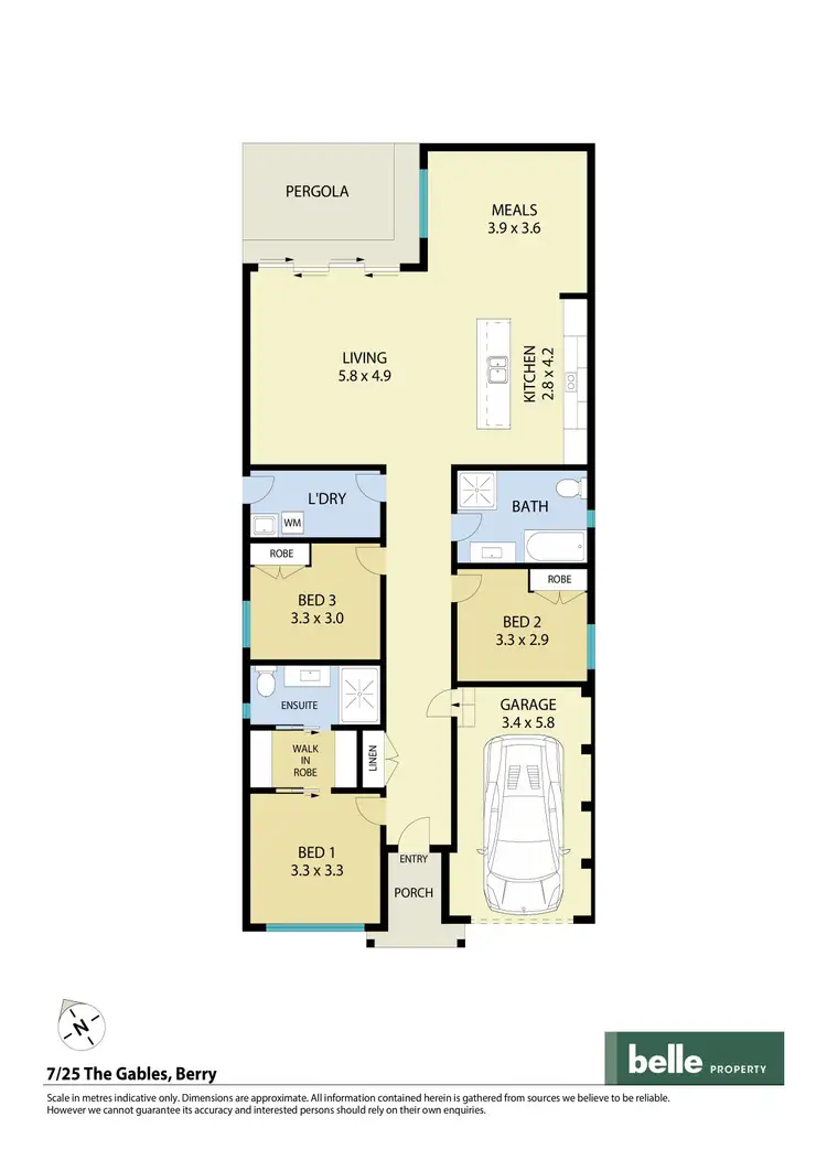 Floorplan of Homely villa listing, 7/25 The Gables, Berry NSW 2535