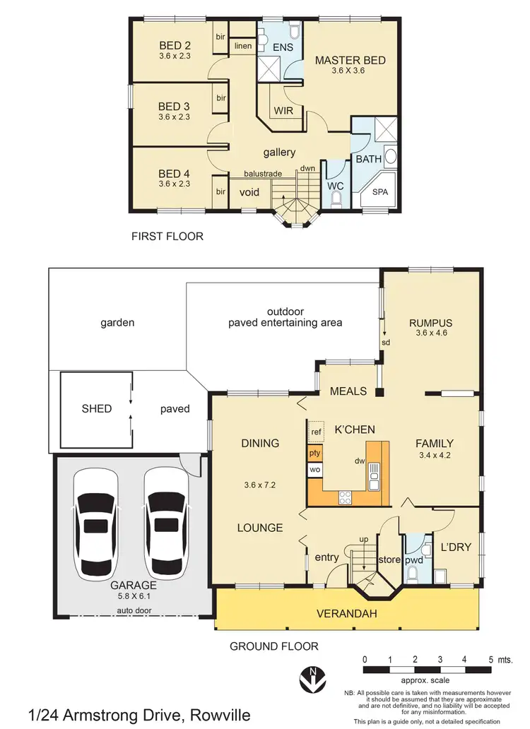 Floorplan of Homely townhouse listing, 1/24 Armstrong Drive, Rowville VIC 3178