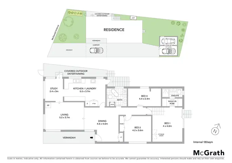 Floorplan of Homely house listing, 6 McDonald Avenue, Cooma NSW 2630