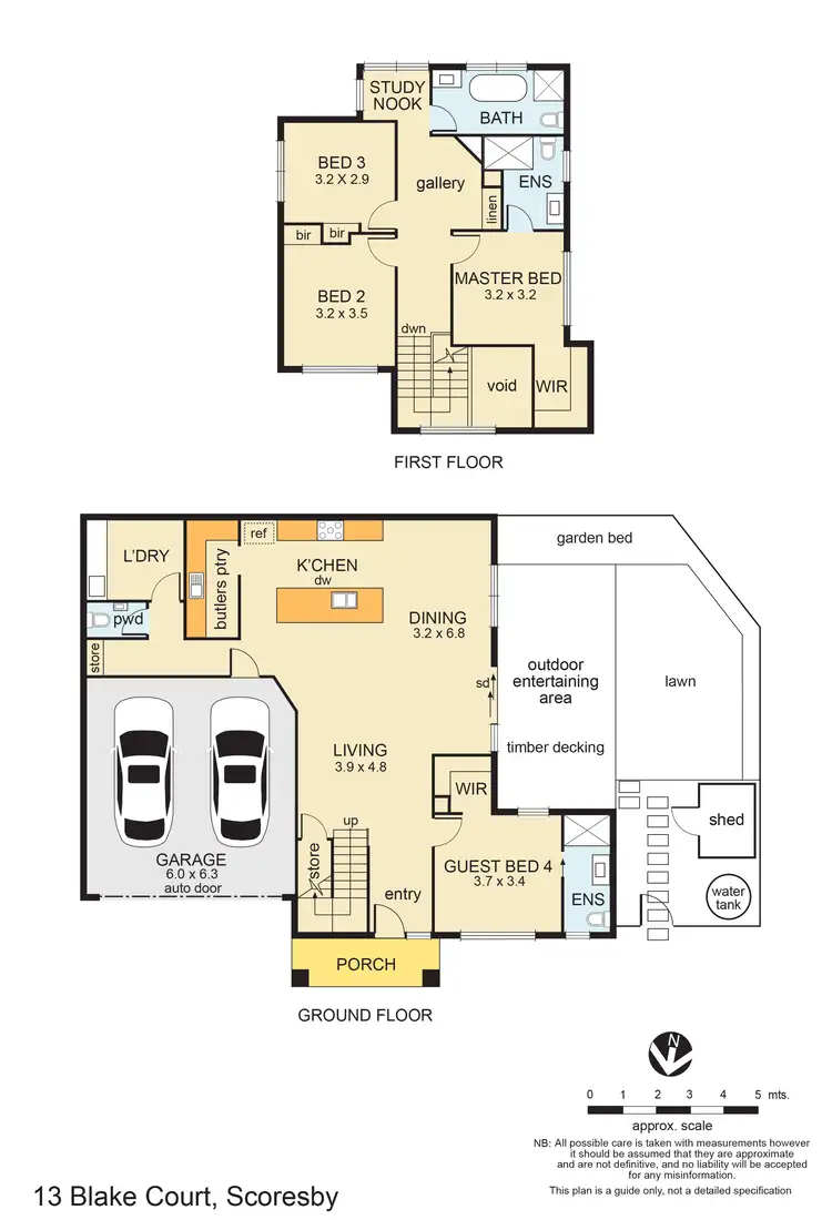 Floorplan of Homely house listing, 13 Blake Court, Scoresby VIC 3179