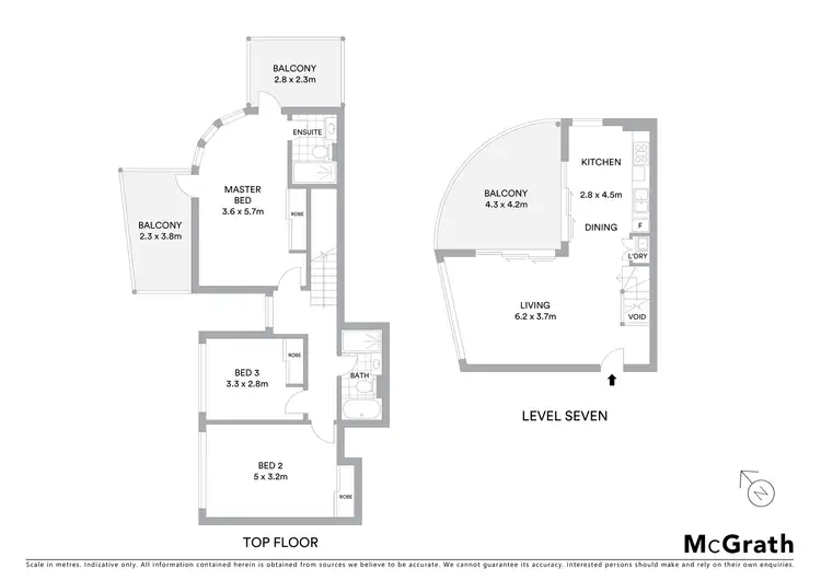 Floorplan of Homely apartment listing, 702/2 Angas Street, Meadowbank NSW 2114