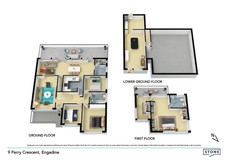 Floorplan of Homely house listing, 9 Perry Crescent, Engadine NSW 2233
