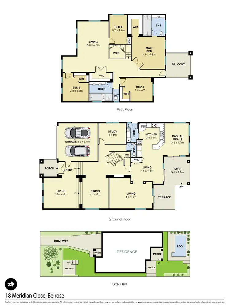 Floorplan of Homely house listing, 18 Meridian Close, Belrose NSW 2085