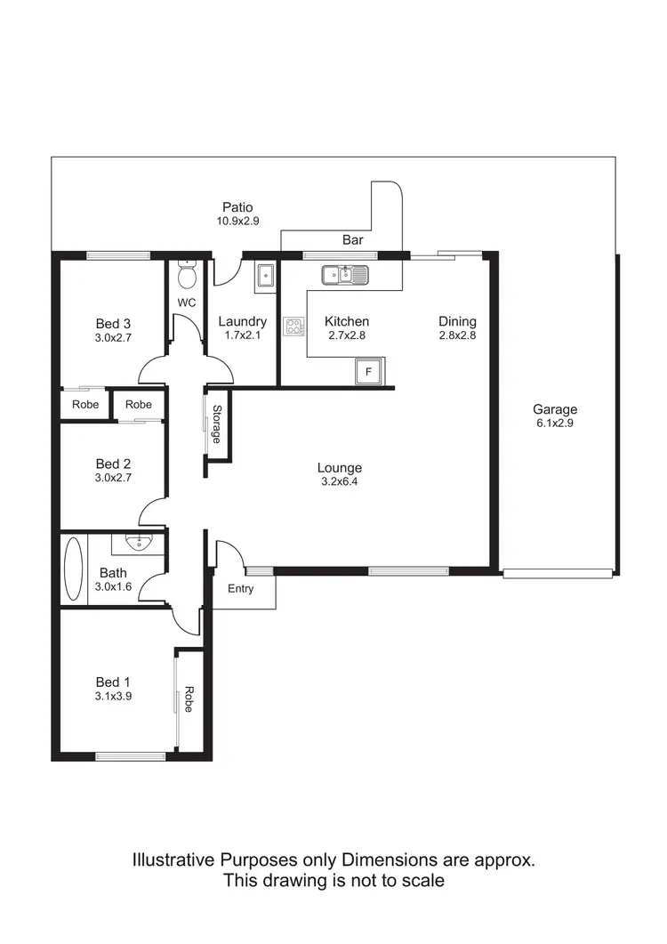 Floorplan of Homely house listing, 18 Barnard Drive, Mount Sheridan QLD 4868