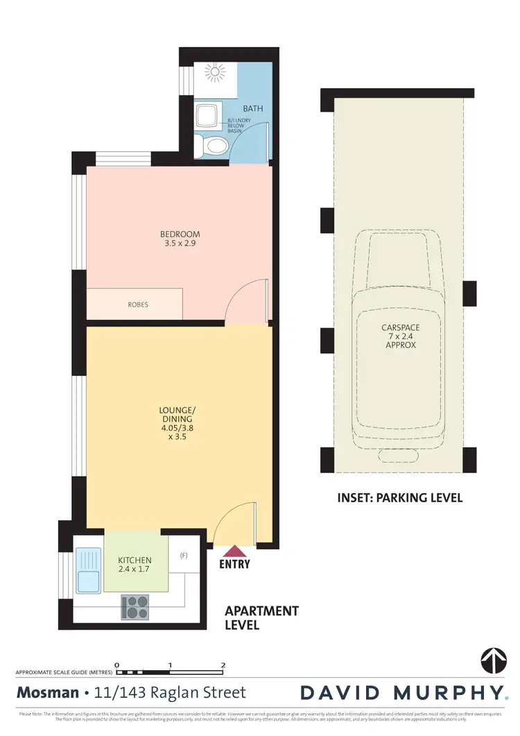 Floorplan of Homely apartment listing, 11/143 Raglan Street, Mosman NSW 2088