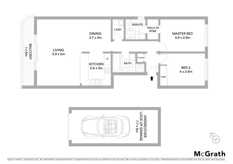 Floorplan of Homely unit listing, 70/106 Crimea Road, Marsfield NSW 2122
