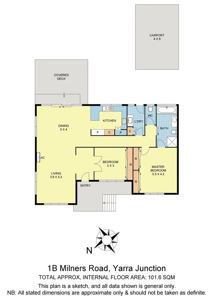 Floorplan of Homely house listing, 1B Milners Road, Yarra Junction VIC 3797