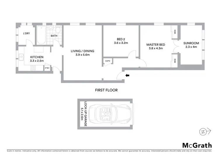 Floorplan of Homely apartment listing, 4/5 Cuthill Street, Randwick NSW 2031