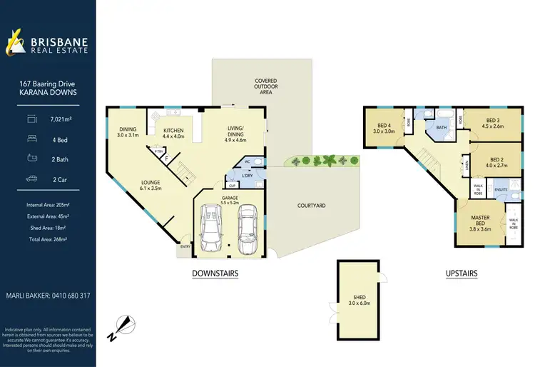 Floorplan of Homely rural property listing, 167 Baaring Drive, Karana Downs QLD 4306