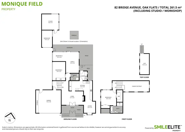Floorplan of Homely house listing, 82 Bridge Avenue, Oak Flats NSW 2529