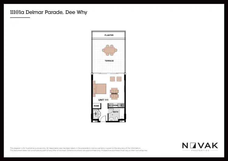 Floorplan of Homely apartment listing, 111/1A Delmar Parade, Dee Why NSW 2099