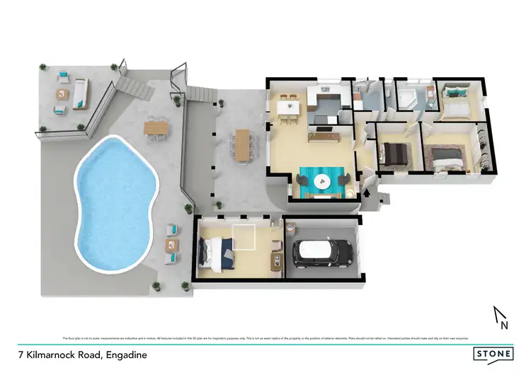 Floorplan of Homely house listing, 7 Kilmarnock Road, Engadine NSW 2233