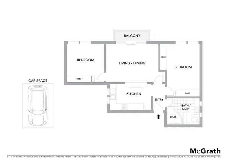 Floorplan of Homely apartment listing, 5/53A Tennyson Street, Elwood VIC 3184