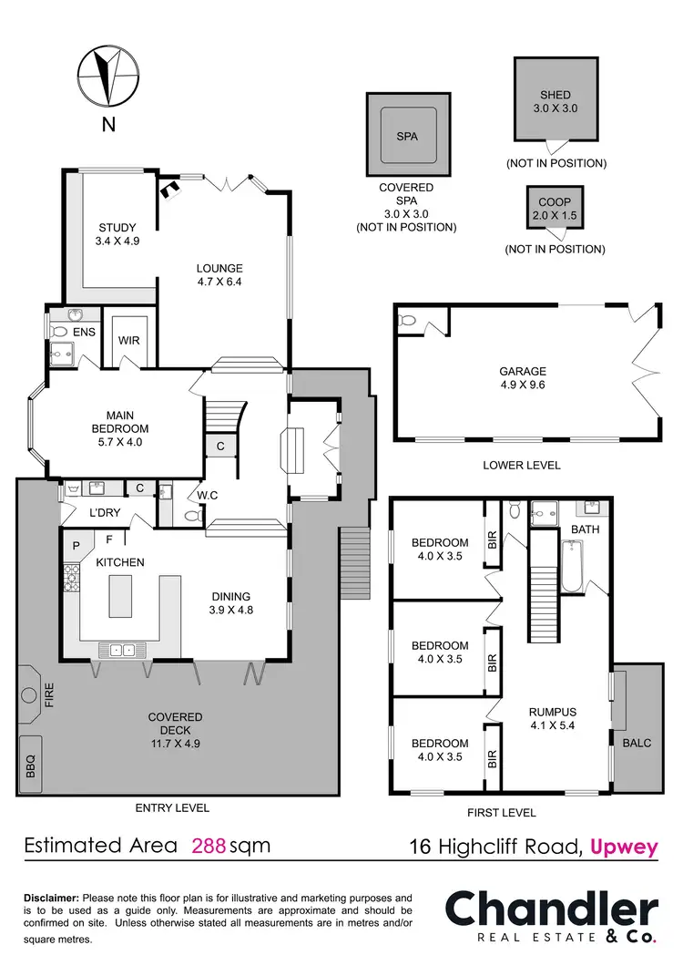 Floorplan of Homely house listing, 16 Highcliff Road, Upwey VIC 3158