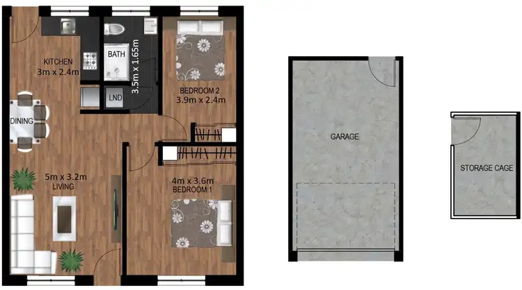Floorplan of Homely unit listing, 3/33 Shottery Street, Yeronga QLD 4104