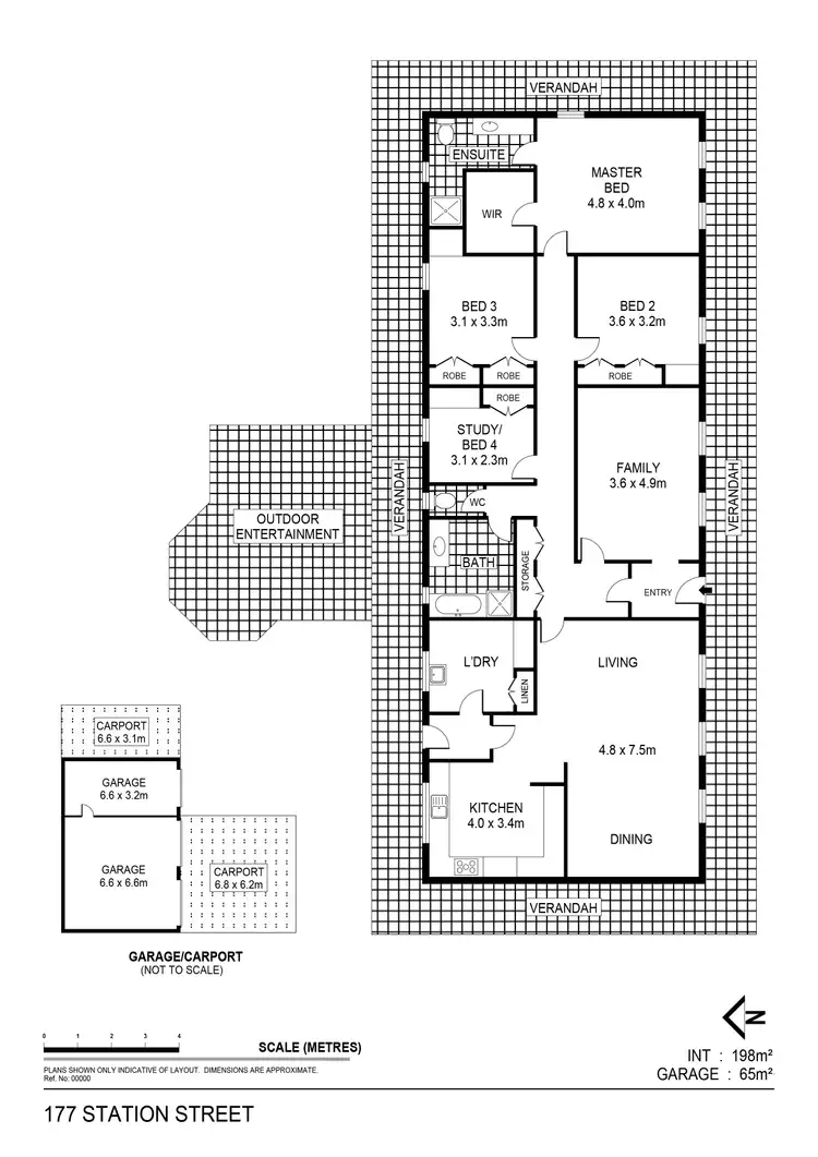 Floorplan of Homely house listing, 177 Station Street, Epsom VIC 3551
